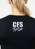CFS Stamped Frauen T-Shirt - Schwarz