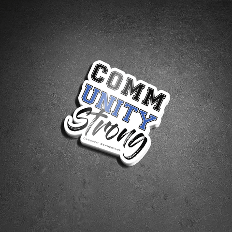 CommUNITY Strong - Sticker