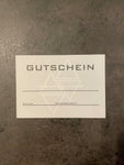 Gutschein - Online Shop